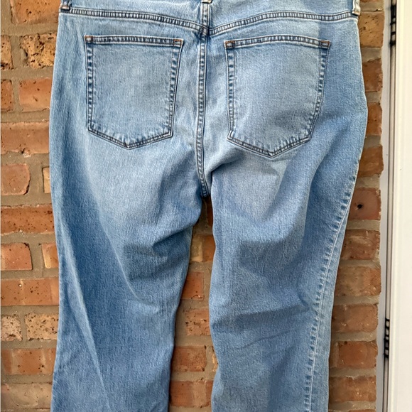 J. Crew Mid-Rise Flare Crop Jeans in Light Blue - Picture 4 of 4